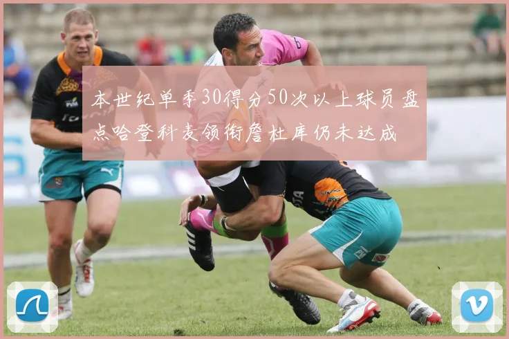 本世纪单季30得分50次以上球员盘点哈登科麦领衔詹杜库仍未达成